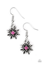 Load image into Gallery viewer, Diamonds and Daisies - Pink Earrings