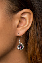 Load image into Gallery viewer, Diamonds and Daisies - Pink Earrings