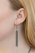 Load image into Gallery viewer, Moroccan Moon - Black Necklace