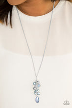 Load image into Gallery viewer, Somewhere Over the GLITTER Rainbow - Blue Necklace