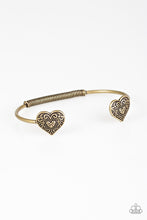 Load image into Gallery viewer, Tenderhearted - Brass Bracelet