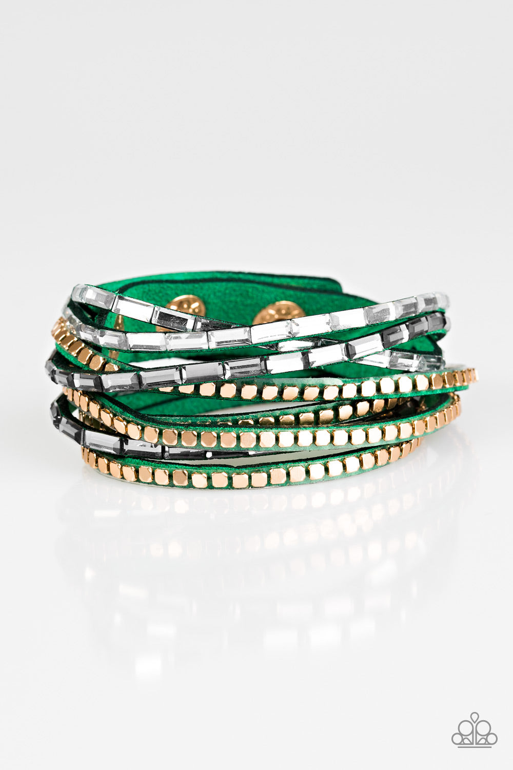 This Time With Attitude - Green Bracelet