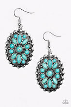 Load image into Gallery viewer, Prairie Poppy - Blue Earrings