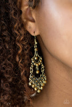 Load image into Gallery viewer, Palace Princess - Brass Earrings