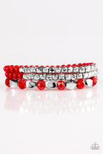 Load image into Gallery viewer, Beaded Bravado - Red Set of Bracelets