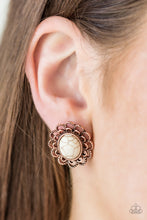 Load image into Gallery viewer, Turn To Stone - Copper Post Earrings