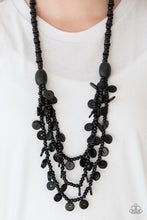Load image into Gallery viewer, Safari Samba - Black Necklace