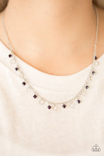 Load image into Gallery viewer, Dinner Party Demure - Purple Necklace