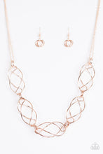 Load image into Gallery viewer, Burst Into Flames - Rose Gold Necklace