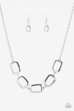 Load image into Gallery viewer, Gorgeously Geometric - Silver Necklace