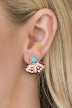 Load image into Gallery viewer, Stylishly Santa Fe - Copper Double-Sided Post Earrings