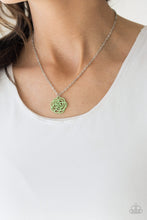 Load image into Gallery viewer, Blossom Bliss - Green Necklace