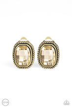 Load image into Gallery viewer, Beam Dream - Brass Clip-On Earrings