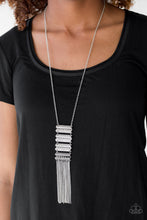 Load image into Gallery viewer, Watch Your Step - Silver Necklace