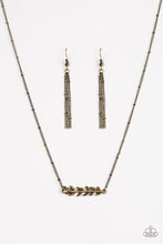 Load image into Gallery viewer, Beautifully Branching - Brass Necklace