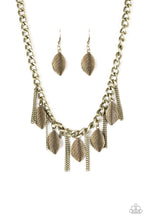 Load image into Gallery viewer, Serenely Sequoia - Brass Necklace