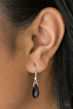Load image into Gallery viewer, Teardroppin Tassels - Black Necklace