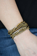 Load image into Gallery viewer, Tough Girl Glamour - Brass Bracelet