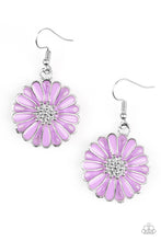 Load image into Gallery viewer, Distracted By Daisies - Purple Earrings
