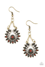 Load image into Gallery viewer, Cancun Can-Can - Brass Earrings