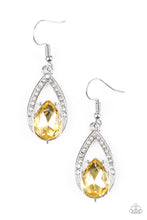 Load image into Gallery viewer, Gatsby Grandeur - Yellow Earrings