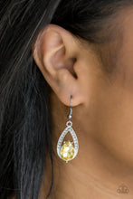Load image into Gallery viewer, Gatsby Grandeur - Yellow Earrings