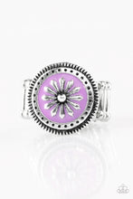 Load image into Gallery viewer, Free-Spirited Flower - Purple Ring