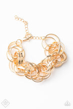 Load image into Gallery viewer, Statement Shimmer - Gold Bracelet