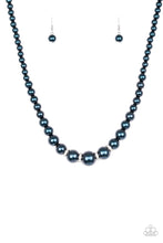 Load image into Gallery viewer, Party Pearls - Blue Necklace