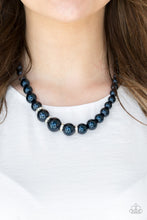 Load image into Gallery viewer, Party Pearls - Blue Necklace