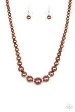 Load image into Gallery viewer, Party Pearls - Brown Necklace
