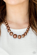 Load image into Gallery viewer, Party Pearls - Brown Necklace