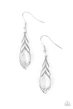 Load image into Gallery viewer, Soaring Shimmer - White Earrings