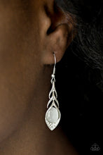 Load image into Gallery viewer, Soaring Shimmer - White Earrings