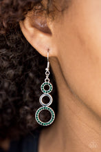 Load image into Gallery viewer, Bubble Bustle - Green Earrings