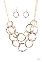 Load image into Gallery viewer, Radiant Ringmaster - Gold Necklace
