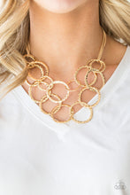 Load image into Gallery viewer, Radiant Ringmaster - Gold Necklace
