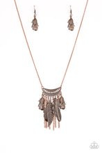 Load image into Gallery viewer, Fiercely Feathered - Copper Necklace