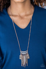Load image into Gallery viewer, Fiercely Feathered - Copper Necklace