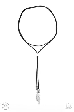 Lost On The Wind - Black Choker Necklace