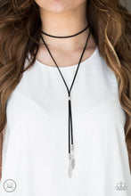 Load image into Gallery viewer, Lost On The Wind - Black Choker Necklace
