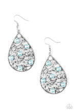 Load image into Gallery viewer, Glowing Vineyards - Blue Earrings