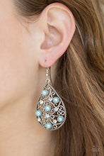 Load image into Gallery viewer, Glowing Vineyards - Blue Earrings