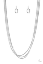 Load image into Gallery viewer, Street Sweep - Silver Necklace