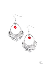 Load image into Gallery viewer, Garden Society - Red Earrings