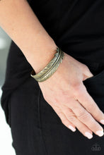 Load image into Gallery viewer, Tran-QUILL-ity - Brass Bracelet