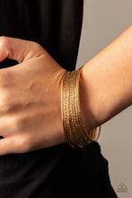Load image into Gallery viewer, Bangle Babe - Gold Set of Bracelets