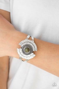 Incredibly Indie - Green Cuff Bracelet