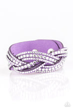 Load image into Gallery viewer, Bring On The Bling - Purple Bracelet