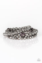 Load image into Gallery viewer, Noticeably Noir - Purple Gunmetal Set of Bracelets